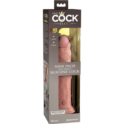 KING COCK - ÉLITE DILDO REALÍSTICO SILICONA 23 CM