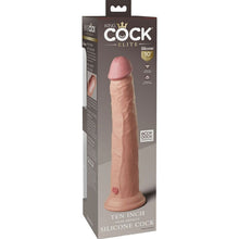 KING COCK Elite Dildo De Silicona 25.4 Cm – Diseño Ergonómico Para Placer Confortable