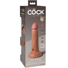 Dildo KING COCK Elite Caramel – Silicone medico con design realistico per un piacere sicuro