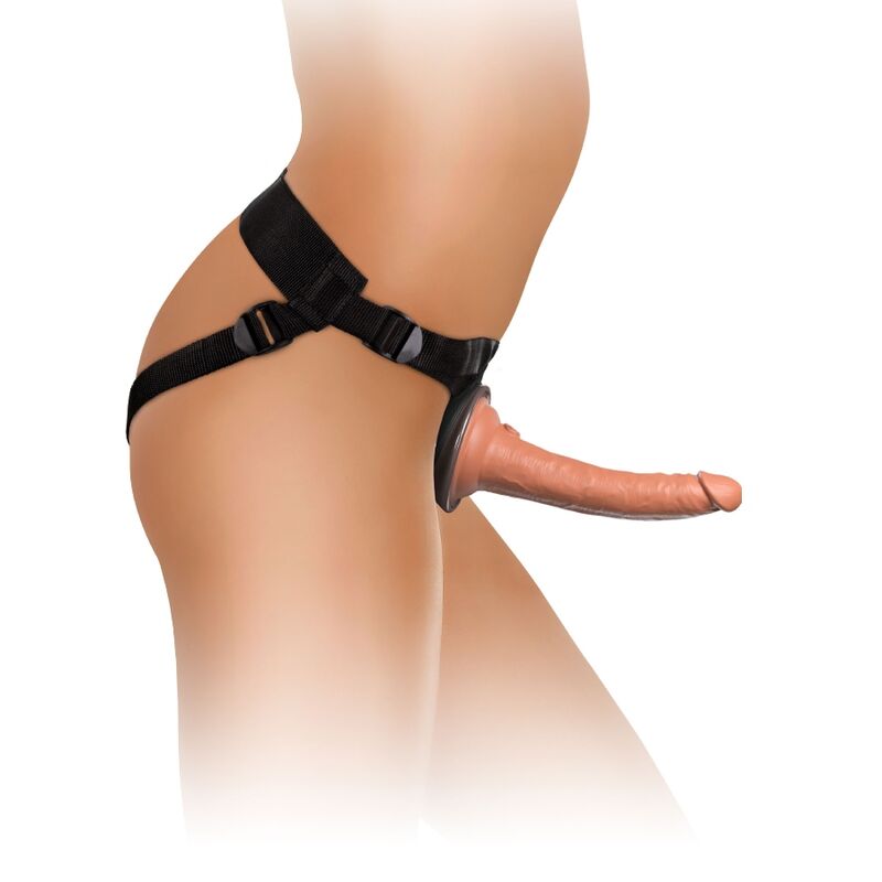 KING COCK - ÉLITE ARNÉS AJUSTABLE CONFORTABLE CON DILDO 17.8 CM-KING COCK-Noxtic