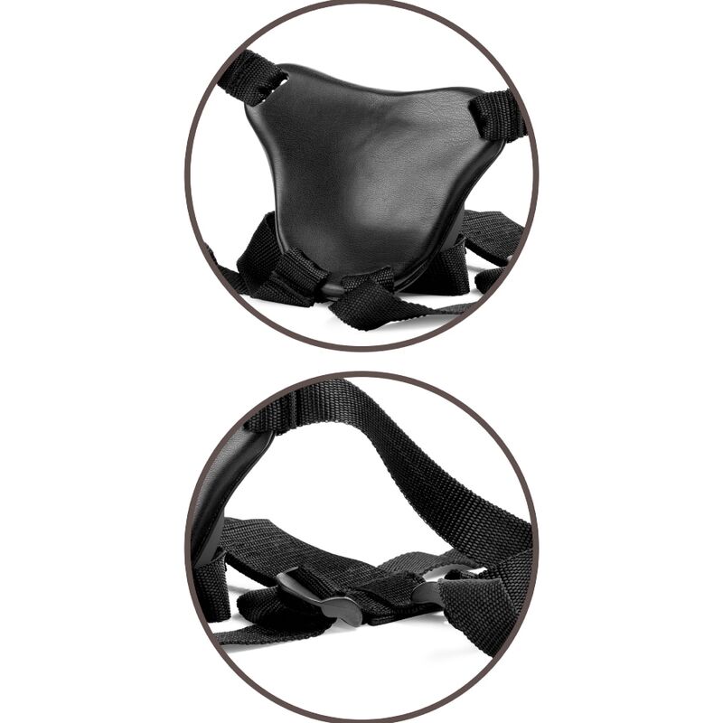 KING COCK - ÉLITE ARNÉS AJUSTABLE CONFORTABLE CON DILDO 17.8 CM-KING COCK-Noxtic
