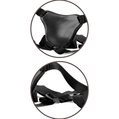 KING COCK - ÉLITE ARNÉS AJUSTABLE CONFORTABLE CON DILDO 17.8 CM-KING COCK-Noxtic