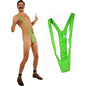 Comprar DIABLO PICANTE Trikini Hombre Verde – Diseño Divertido Para Fiestas Temáticas-Noxtic