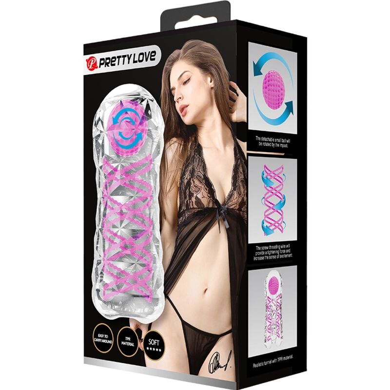 Comprar Pretty Love Masturbador Fantasy Espiral – Diseño Innovador Para Una Experiencia Única-Noxtic
