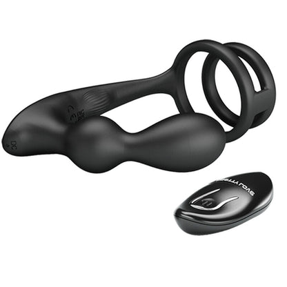 Comprar PRETTY LOVE Marshall Anillo Y Plug Anal Vibratorio – Experiencia Completa De Placer Con Control Remoto-Noxtic