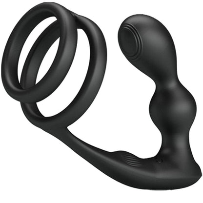 Comprar PRETTY LOVE Marshall Anillo Y Plug Anal Vibratorio – Experiencia Completa De Placer Con Control Remoto-Noxtic