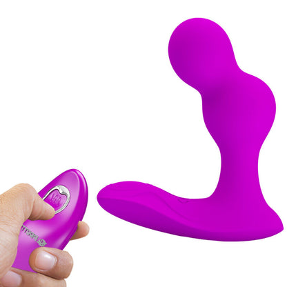 PRETTY LOVE - TERRANCE VIBRATING ANAL MASSAGER WITH REMOTE CONTROL