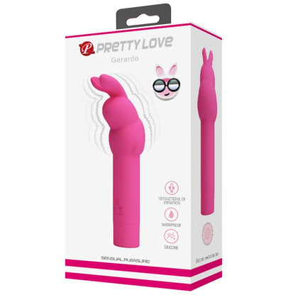 Pretty Love Gerardo Vibrador De Silicona Fucsia – Diseño Ergonómico Con Material Hipoalergénico