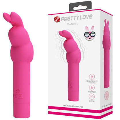 Pretty Love Gerardo Vibrador De Silicona Fucsia – Diseño Ergonómico Con Material Hipoalergénico