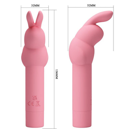 PRETTY LOVE - GERARDO PINK SILICONE RABBIT VIBRATOR