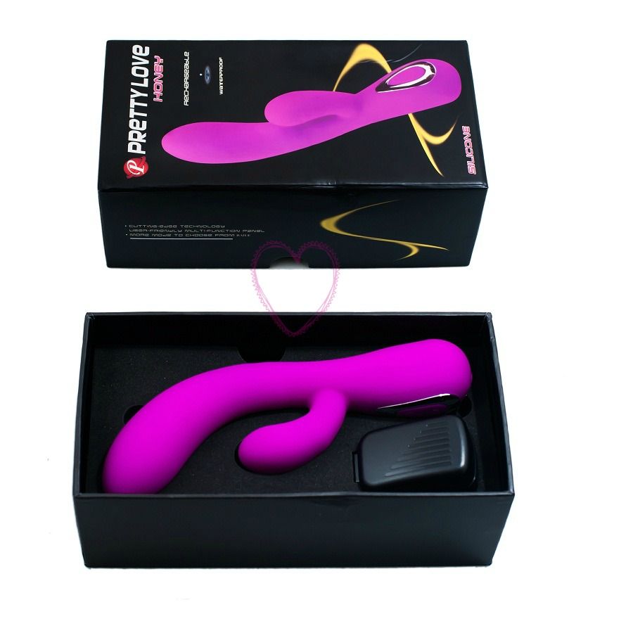 PRETTY LOVE Smart Honey Vibrator – Stimolatore ergonomico dal design elegante in lilla