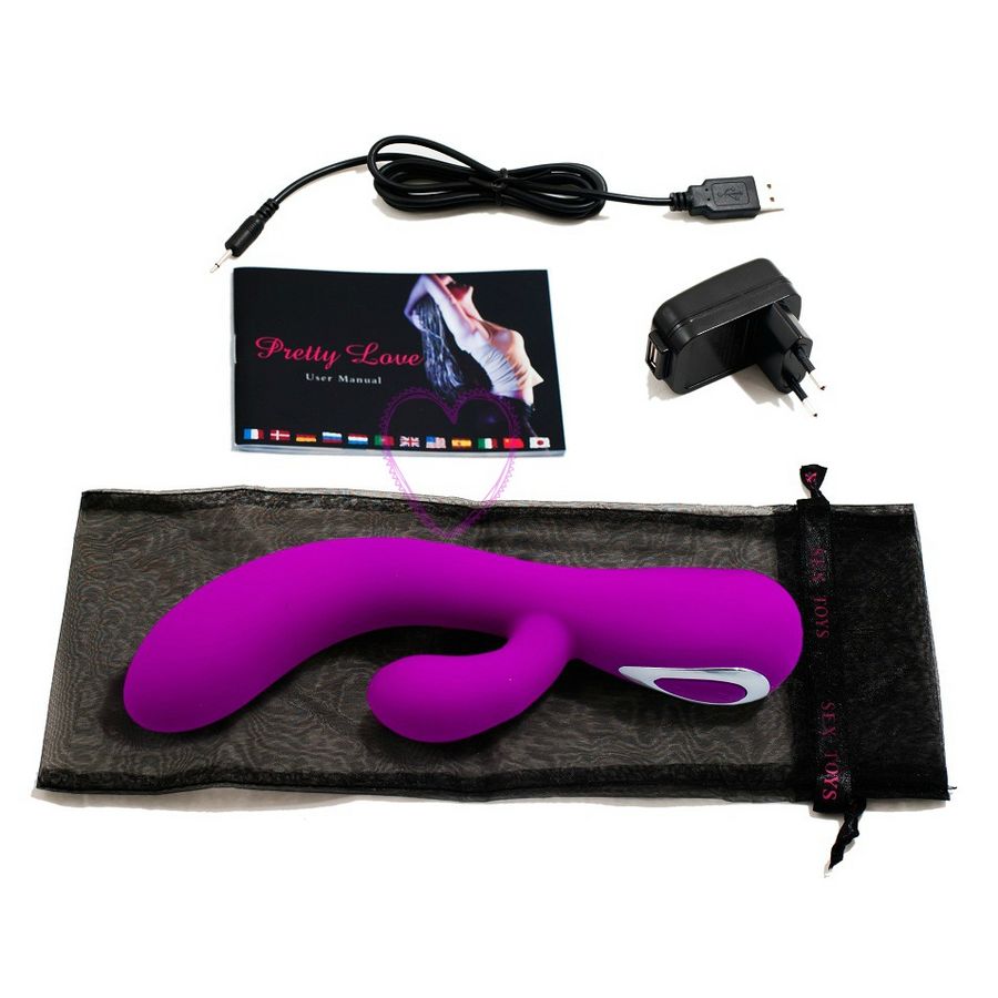 PRETTY LOVE Smart Honey Vibrator – Stimolatore ergonomico dal design elegante in lilla