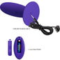 PRETTY LOVE - YOUTH PLUG ANAL VIBRATOR REMOTE CONTROL VIOLET