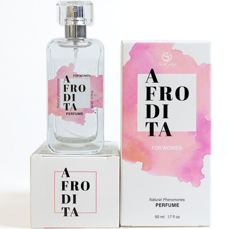 Profumo ai Feromoni Afrodite SECRETPLAY per Donna 50ml Spray – Attrattività Migliorata con Feromoni Naturali