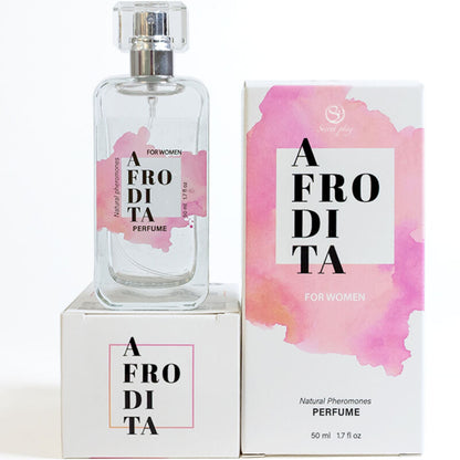 Profumo ai Feromoni Afrodite SECRETPLAY per Donna 50ml Spray – Attrattività Migliorata con Feromoni Naturali