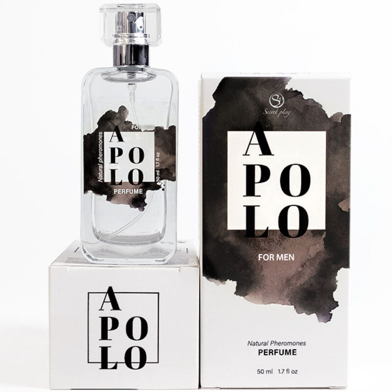 Profumo ai feromoni Apolo SECRETPLAY per uomo, spray da 50 ml: aumenta il tuo fascino con i feromoni naturali