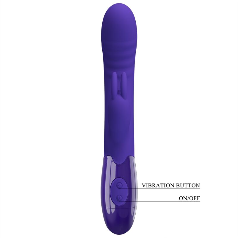 Comprar Pretty Love Cerberus Youth Vibrador Rabbit Violeta – Vibrador Recargable Con Diseño Elegante Y Curvado-Noxtic