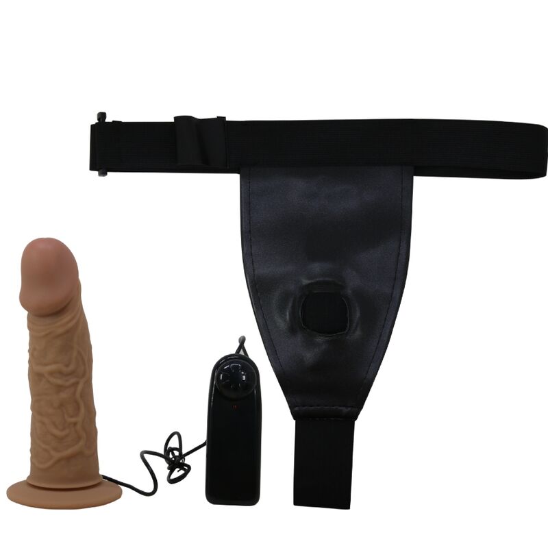 PRETTY LOVE - HARNESS BRIEFS WITH VIBRATING DILDO INCLUDED