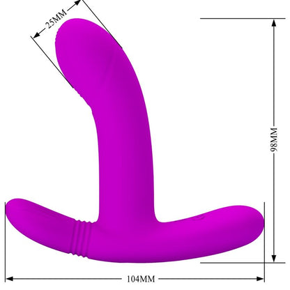 Pretty Love Geri Masajeador Clitoris Con Control Remoto Rosa – Diseño Curvado Para Placer Personalizado