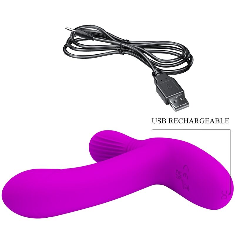 Pretty Love Geri Masajeador Clitoris Con Control Remoto Rosa – Diseño Curvado Para Placer Personalizado