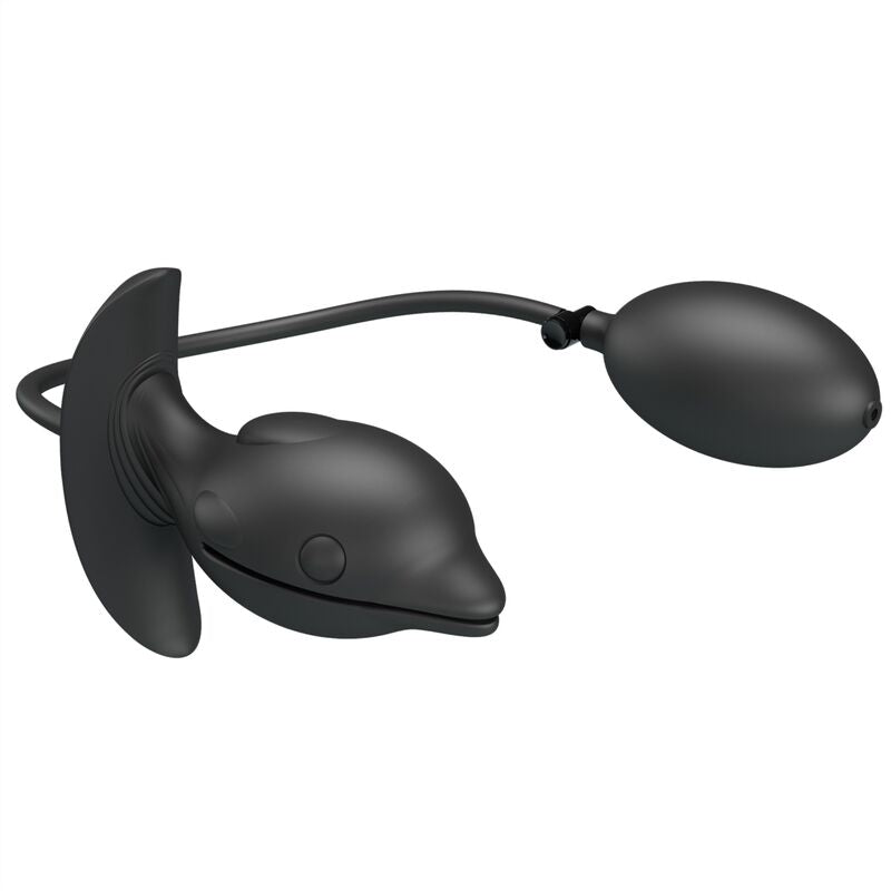 PRETTY LOVE Plug anale gonfiabile a forma di delfino – Giocattolo sessuale ricaricabile per un piacere affidabile