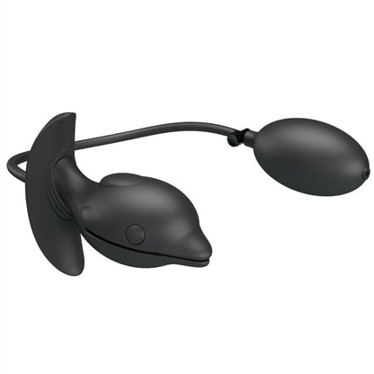 PRETTY LOVE Plug anale gonfiabile a forma di delfino – Giocattolo sessuale ricaricabile per un piacere affidabile