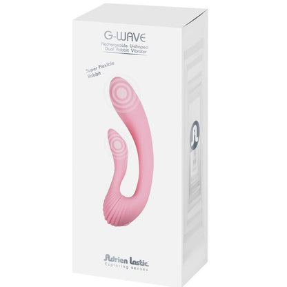 Vibratore Adrien Lastic G-Wave Dual Rabbit Rosa – Design ergonomico per un piacere sensuale intenso