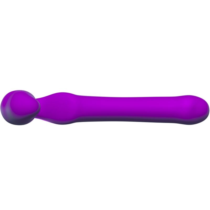 Adrien Lastic Queens Strap-On Flessibile Viola Taglia M – Giocattolo sessuale in silicone medico con design senza spalline