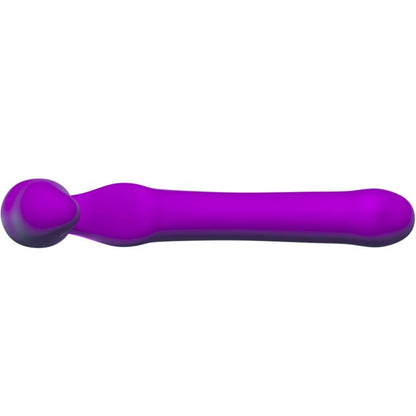 Adrien Lastic Queens Strap-On Flessibile Viola Taglia M – Giocattolo sessuale in silicone medico con design senza spalline