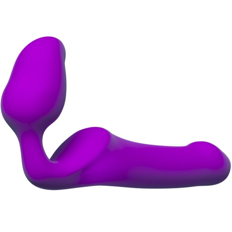 Adrien Lastic Queens Strap-On Flessibile Viola Taglia M – Giocattolo sessuale in silicone medico con design senza spalline