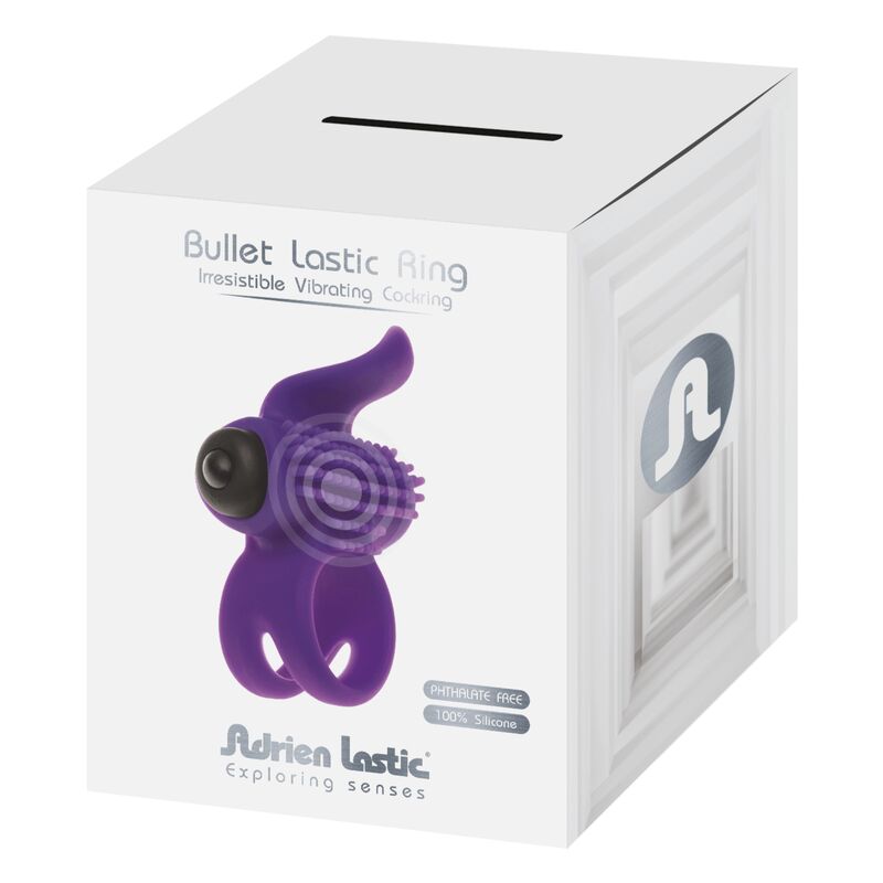 ADRIEN LASTIC - BULLET LASTIC RING VIBRATING RING VIOLET