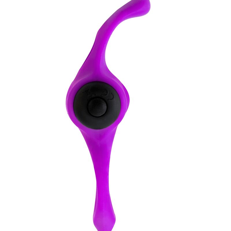 ADRIEN LASTIC Lingus Max Anillo Vibrador Violeta – Estimulación Compartida Para Parejas Con Diseño Innovador