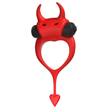 Comprar ADRIEN LASTIC Devol Cockring Rojo – Anillo Vibrador Con Diseño Ergonómico Para Mayor Placer-Noxtic