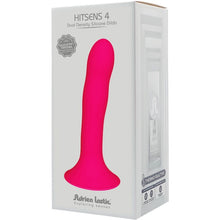 ADRIEN LASTIC Hitsens 4 Dildo in silicone fucsia – Design innovativo con materiale Silexpan per un piacere superiore