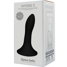 ADRIEN LASTIC Hitsens 5 Dildo in silicone nero – Design innovativo con doppia densità per un piacere unico