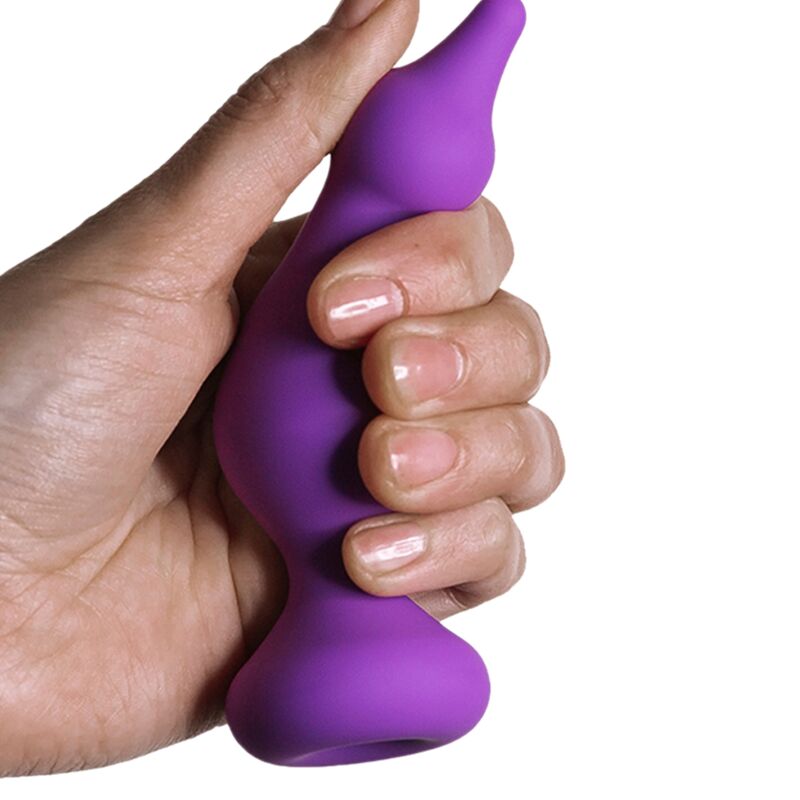 ADRIEN LASTIC Amuse Plug Anale Viola Taglia M – Silicone Medico con Morbido Tocco Velluto