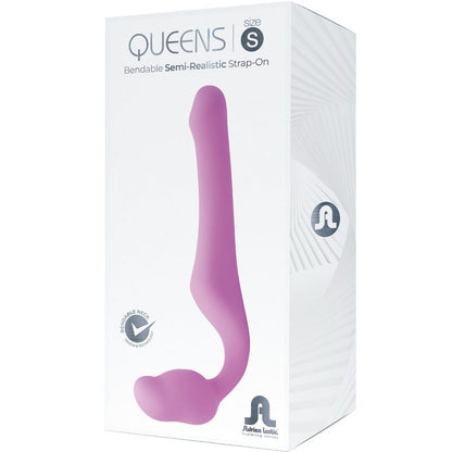 ADRIEN LASTIC Queens Strap-On Flexible Rosa Talla S – Diseño Ergonómico Para Confort Y Libertad Sensual