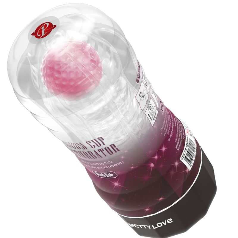 Masturbatore rosa Pretty Love - Design innovativo per il piacere sensoriale