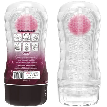 Masturbatore rosa Pretty Love - Design innovativo per il piacere sensoriale