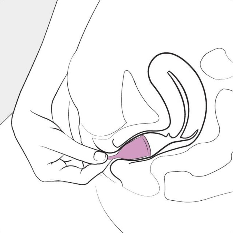 Coppetta mestruale FEMINTIMATE EVE taglia L – Silicone ipoallergenico per il comfort quotidiano