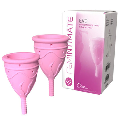 Coppetta mestruale FEMINTIMATE EVE taglia L – Silicone ipoallergenico per il comfort quotidiano