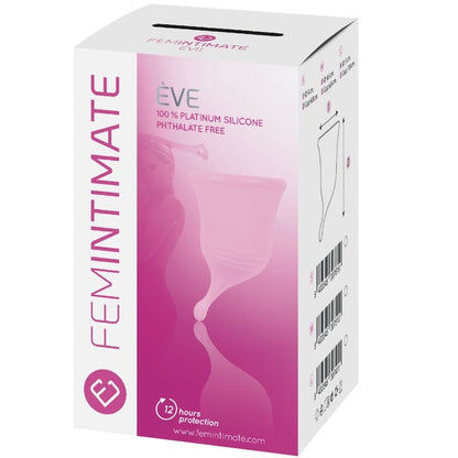 Coppetta mestruale Eve FEMINTIMATE taglia S – Silicone medico per un comfort duraturo