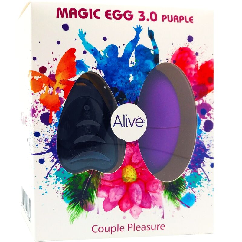 ALIVE Magic Egg 3.0 Violeta – Huevo Vibrador Con Control Remoto Inalámbrico