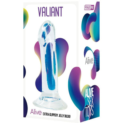 ALIVE Valiant Pene Realistico Trasparente 16 cm – Giocattolo Erotico Ipoallergenico per un Piacere Sicuro