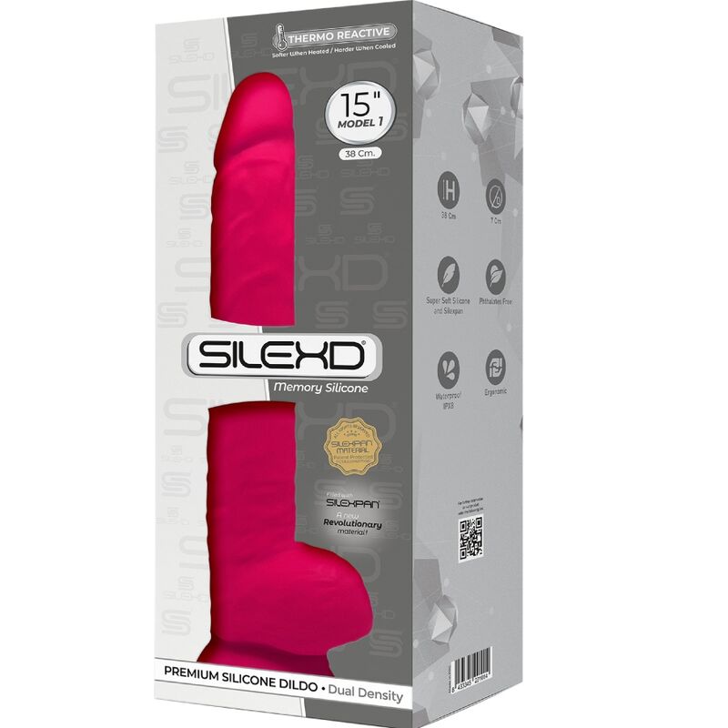 SILEXD Modello 1 Fucsia – Giocattolo in silicone premium per un piacere intenso