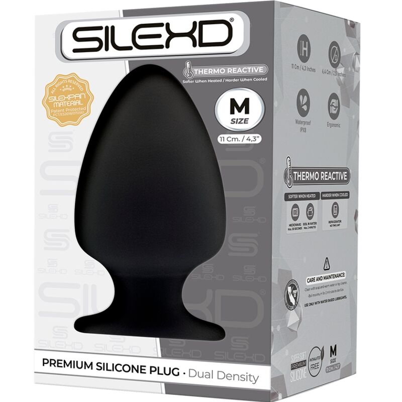 SILEXD Modello 1 Premium Plug Anale in Silicone – Design Termoreattivo per Esperienze Adattive