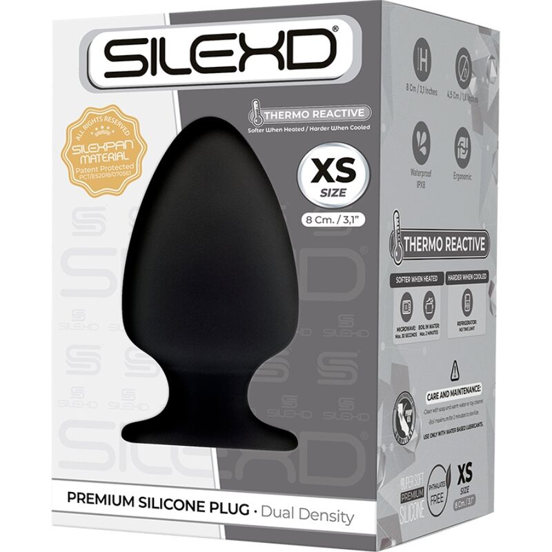 Plug anale in silicone premium SILEXD modello 1 – Design innovativo per un piacere affidabile