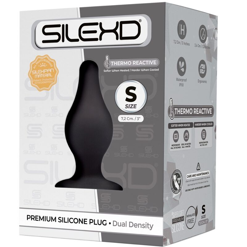 SILEXD Modelo 2 Plug Anal Silicona Premium – Material Termorreactivo Para Experiencias Sensoriales Únicas
