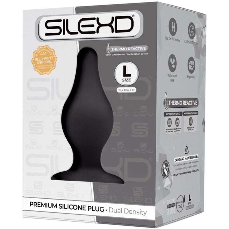 SILEXD Modelo 2 Plug Anal Silicona Premium – Diseño Ergonómico Con Capacidad Termorreactiva Talla L