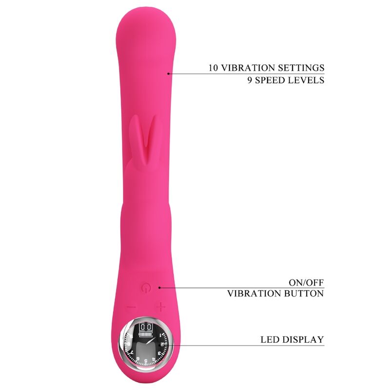 PRETTY LOVE - LAMAR PINK RABBIT &amp; G-SPOT VIBRATOR